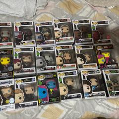 funko pop collection - marvel, disney, dune, black mirror