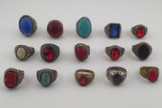 15 Old Brass Rings Traditional Mixed Design Collection