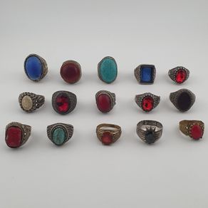 15 Old Brass Rings Traditional Mixed Design Collection