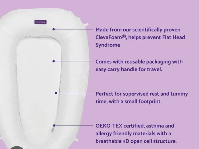 Clevamama Clevafoam Sleep Pod Baby pod