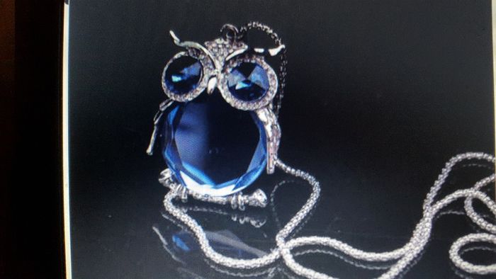 Crystal Owl Pendant