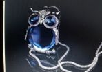 Crystal Owl Pendant
