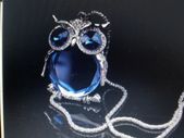 Crystal Owl Pendant