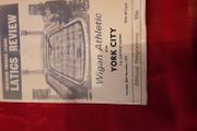 37 wigan athletic programmes 77/88