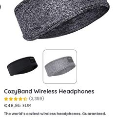 CozyBand Wireless Headphones grey