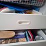 Ikea SMASTAD Loft bed, white with desk with 4 drawers, wardrobe with drawers and a bookcase Image 8