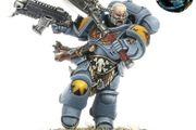 Warhammer 40k - Haldor Icepelt - Space Wolves 40k Lieutenant with Power Axe -NOS