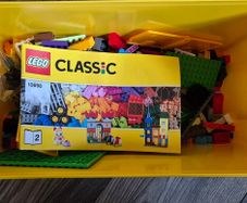 Lego classic set in large brick shaped box