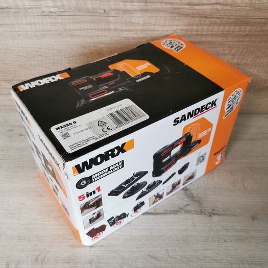WORX WX820.9 SANDECK 18V (20V Max) Cordless Multi Sander - (Tool only - Battery & Charger Sold Separately)