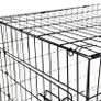 BRAND NEW medium dog crate in black 91cm - kennel - cat rabbit chinchilla cage - pet carrier Image 6
