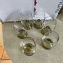 Set Of 6 Vintage 1960 Osterreich Gutesiegel Wein Wine Glasses Image 7