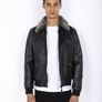 New Schott NYC LC930D Pilot Cowhide Leather Men's Jacket, Removable Collar Image 4