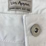 Size 14 Ladies White Cotton Jeans by Via Appia Image 2