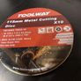 Toolway 115 x 1.0mm Metal Cutting Disc 10pc Image 2
