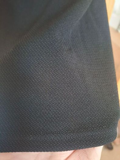 Black dress with paris detail