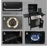 InfernoChef 3+1 Gas BBQ Grill Station  Powerful Garden Cooking Center Image 7