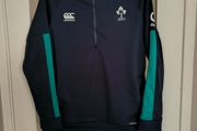 Canterbury IRFU Ireland Rugby Elite Mens 1/4 Zip fleece top
