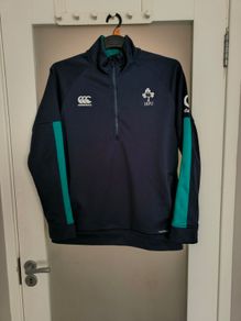 Canterbury IRFU Ireland Rugby Elite Mens 1/4 Zip fleece top