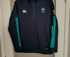 Canterbury IRFU Ireland Rugby Elite Mens 1/4 Zip fleece top