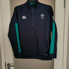 Canterbury IRFU Ireland Rugby Elite Mens 1/4 Zip fleece top