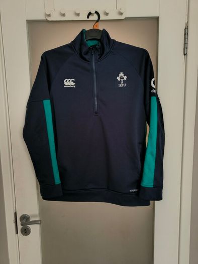 Canterbury IRFU Ireland Rugby Elite Mens 1/4 Zip fleece top