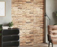 Wall Cladding Panels 10 pcs Recycled Teak Wood
