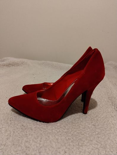 Red Suede Shoes New