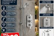 Cashel Thermostatic Shower valve set