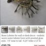 Vintage Brass Lobster Image 4