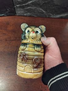 ceramic Bear double jar