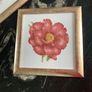 Beautiful framed embroidered florals Image 2