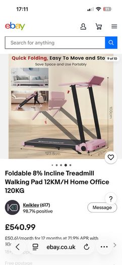 Treadmill pink