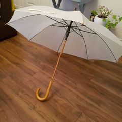 2 Ivory umbrellas