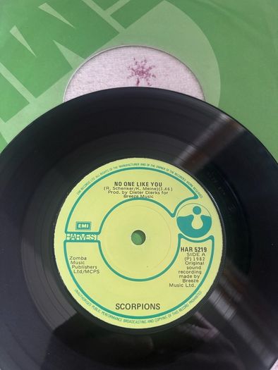 Scorpions vinyl single Irish pressing
