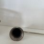 Metal Handle Candle Snuffer. Silver Finish. Moveable Head. With Hanging Tea Light. In Excellent Condition. Image 10