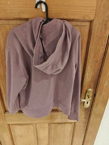 Womens Under Armour Rival Fleece Hoodie - Mauve/Dusty Purple (Size S)