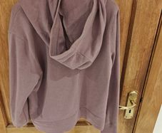 Womens Under Armour Rival Fleece Hoodie - Mauve/Dusty Purple (Size S)