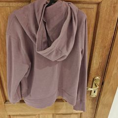 Womens Under Armour Rival Fleece Hoodie - Mauve/Dusty Purple (Size S)