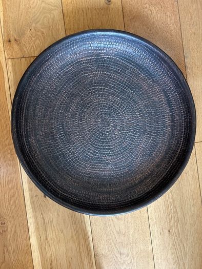 Paul Costelloe Large Bronze Ceramic Plate