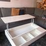 White Coffee Table Image 3