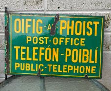 Enamel Sign