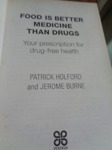 Food is Better Medicine Than Drugs Book for Sale