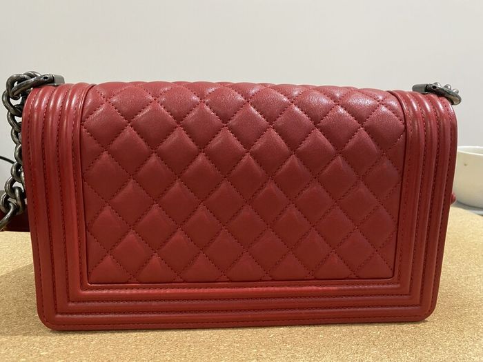Channel Flap Boy Bag. Mind conditions. Medium.