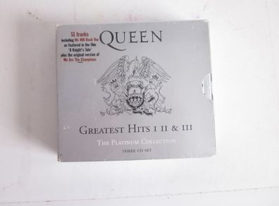 Queen Greatest Hits 1 11 & 111 CD Platinum Collection