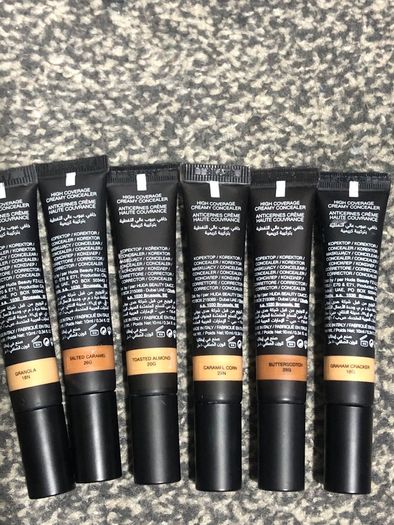 Huda Beauty 100% genuine full size overachiever concealer granola, salted caramel, toasted almond, caramel corn ,butterscotch , graham cracker