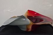 Large Art Glass Bowl - Hand Blown