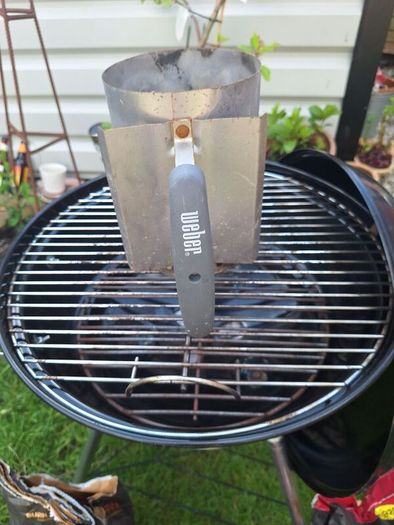 weber compact 47 and weber chimney