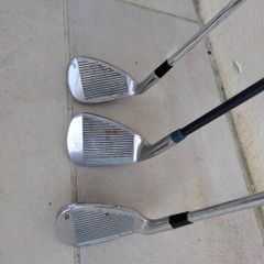 Golf clubs adult size, 8,9, S/W.