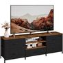 TV Stand Cabinet, TV Unit with 5 Drawers, 140 cm, Black TV Console Table with Storage Organizers, Entertainment Center with Open Shelf for Living Room, Bedroom Image 6