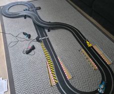 Scalextric START Set with Track Extension Pack 2 (Leap + Side Swipes)